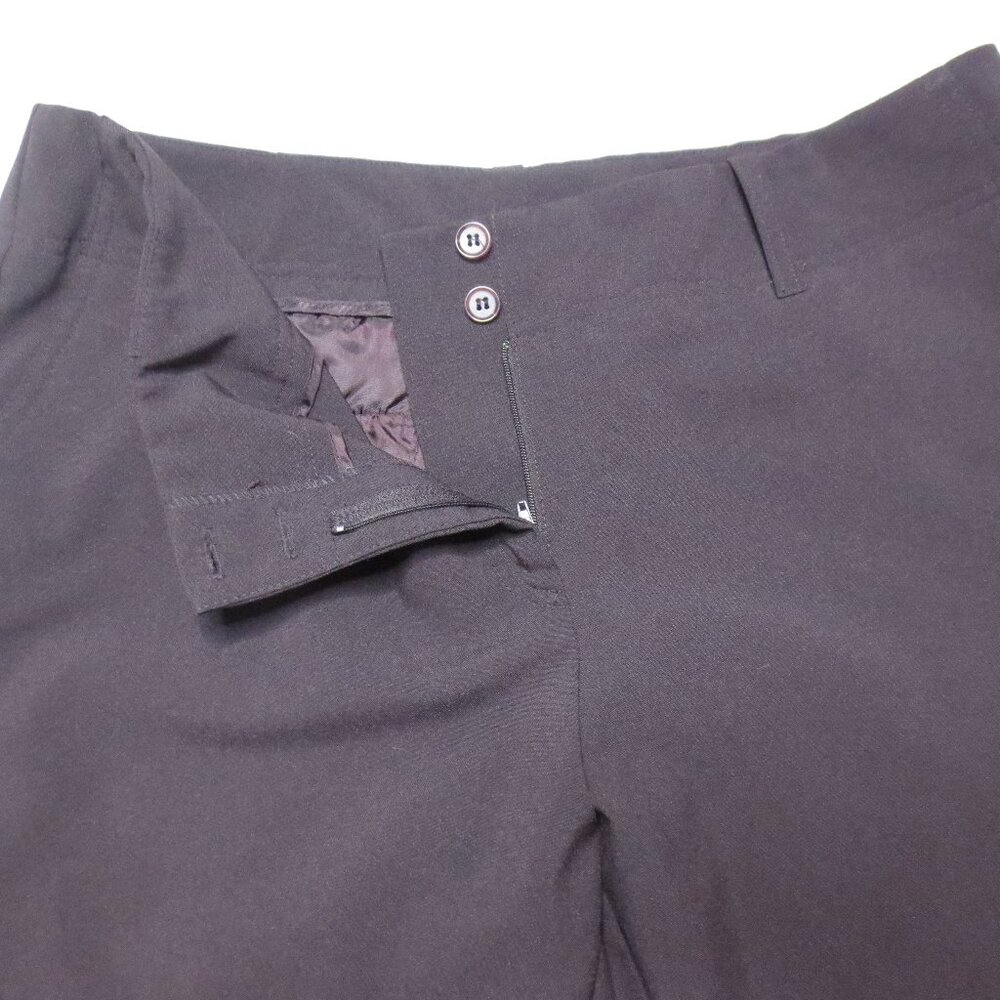 NEW YORK & COMPANY womens PANTS purple PLUM career PETITE trousers SIZE 14 - Picture 7 of 9